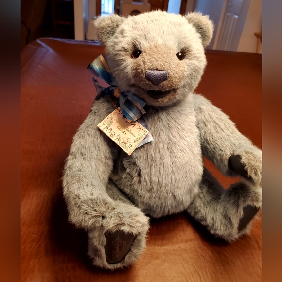 NWT Gund Teddy Bear, 100th Ann, Signature Collection, signed, Original Bow, Tags - Picture 11 of 16